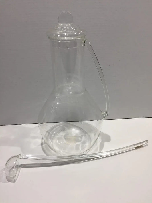 Legumiera in borosilicato Centellino h 27cm con mestolino - vetro trasparente