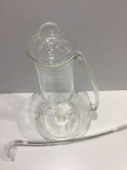 Legumiera in borosilicato Centellino h 27cm con mestolino - vetro trasparente