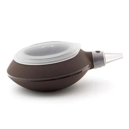 Lékué Flacone Dosatore Decorazioni silicone platino 6 ugelli marrone