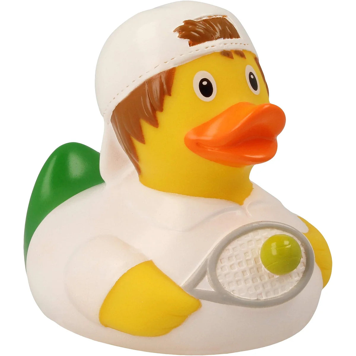 LiLaLu paperella da bagno tennista in gomma naturale, multicolore - Stilmobili