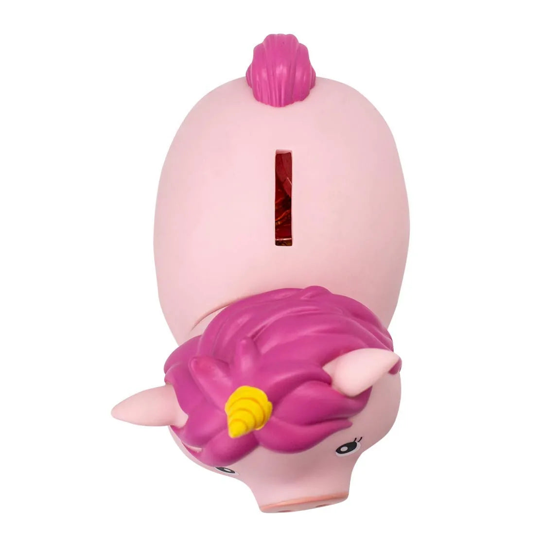 LiLaLu salvadanaio unicorno rosa con glitter - Stilmobili