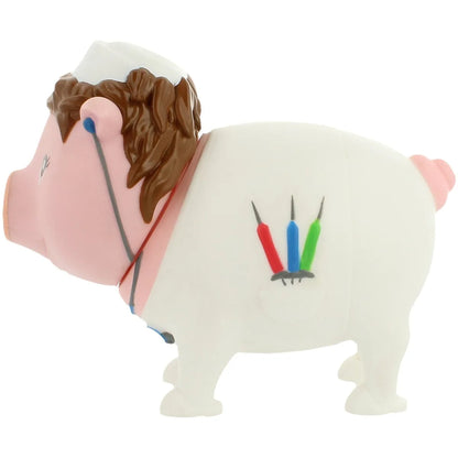 LiLaLu salvadanaio infermiera bianco in ceramica - oggetto decorativo per la casa