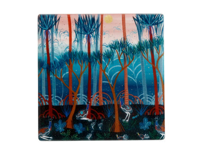 Livellara set 6 sottobicchieri Melanie Hava multicolore ceramica 9,5cm design italiano