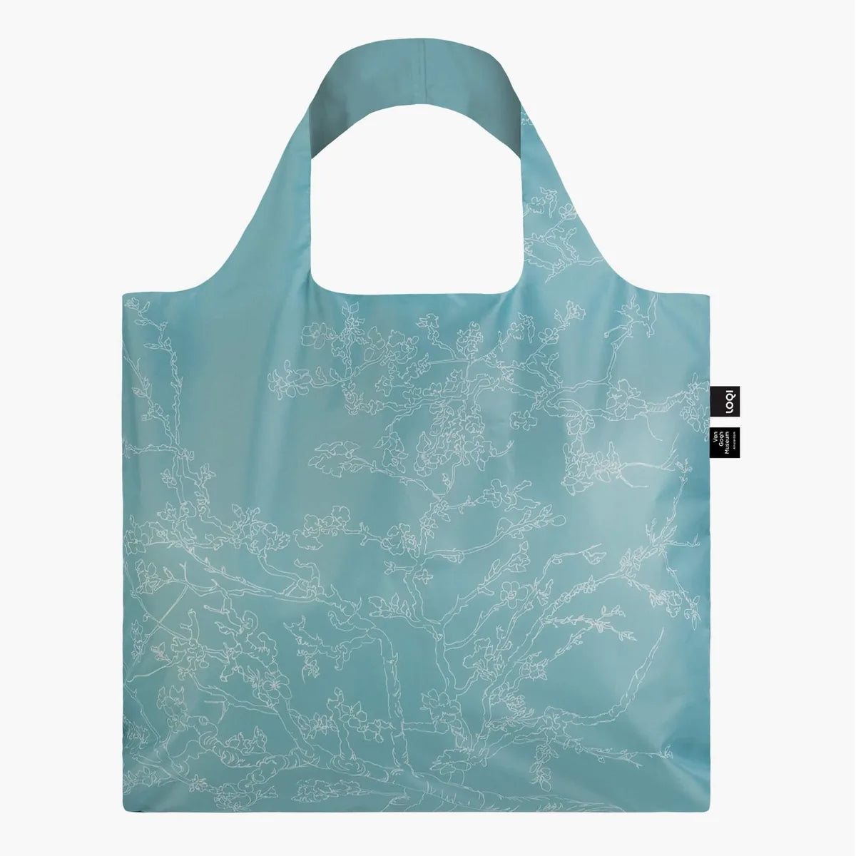 LOQI Museo borsa shopper taffetà riciclato giallo Girasoli Van Gogh unisex