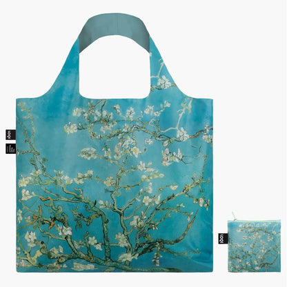 LOQI Museo borsa shopper taffetà riciclato giallo Girasoli Van Gogh unisex