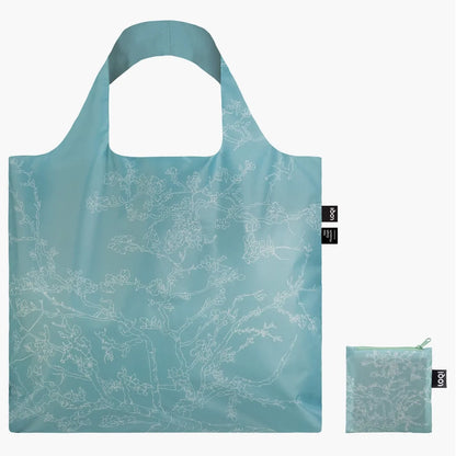LOQI Museo borsa shopper taffetà riciclato giallo Girasoli Van Gogh unisex