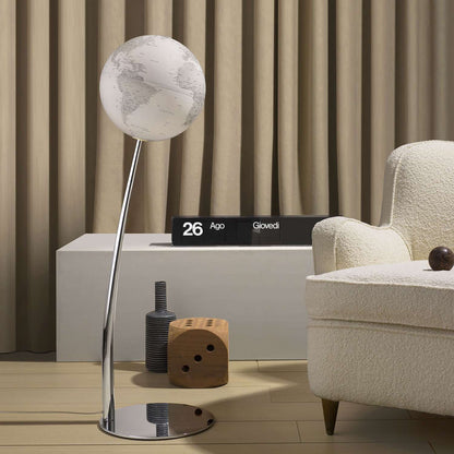 Atmosphere Stem Reflection — lampada da terra design scandinavo, sfera illuminata
