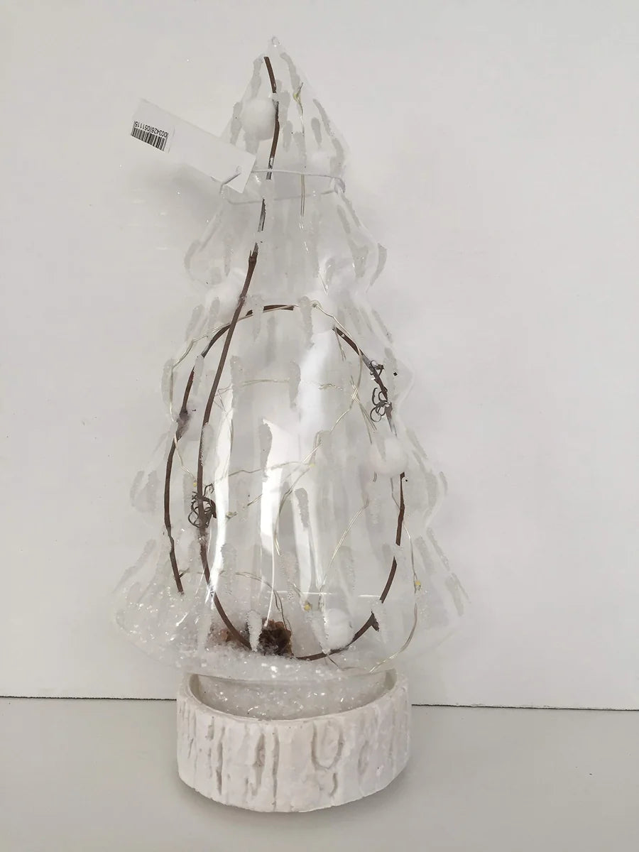 Mascagni Abete Led 26cm Natale decorazione natalizia in abete con illuminazione led
