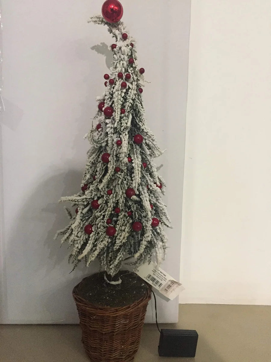 Mascagni Albero Led 66cm Natale con luci bianche, decorazione natalizia