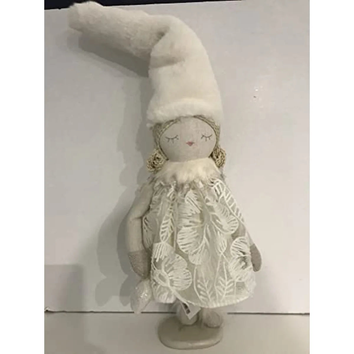 Mascagni Angelo Natale decorazione natalizia colore bianco