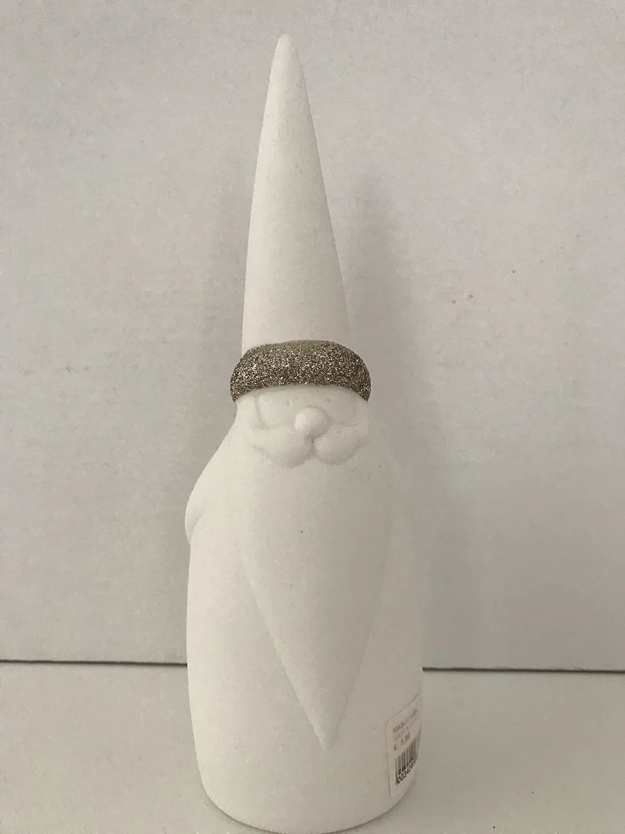 Mascagni Babbo Natale Luminoso 22cm in ceramica - decorazione natalizia