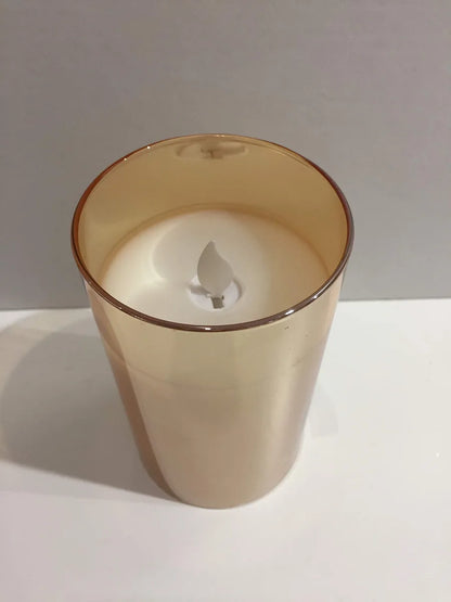 Mascagni Candela Led 12,5cm con illuminazione LED per decorazioni natalizie e festive