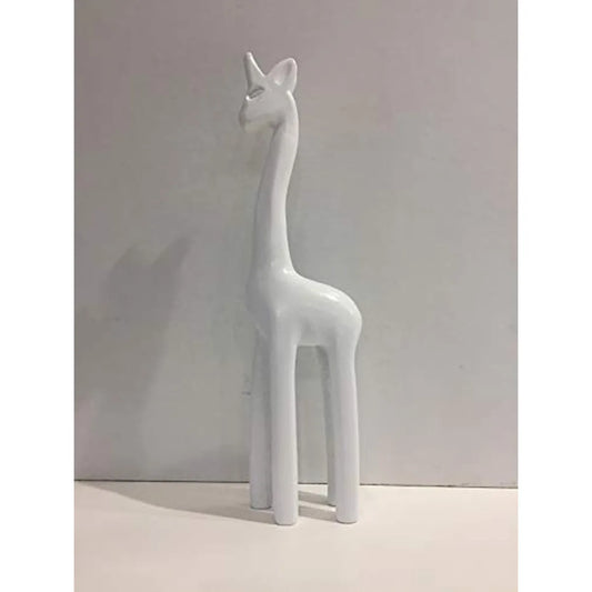 Mascagni Giraffa in Legno 29cm - scultura decorativa in legno naturale