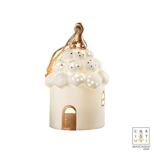 Mascagni — Lanterna Natale | Decorazione Porcellana — Mascagni
