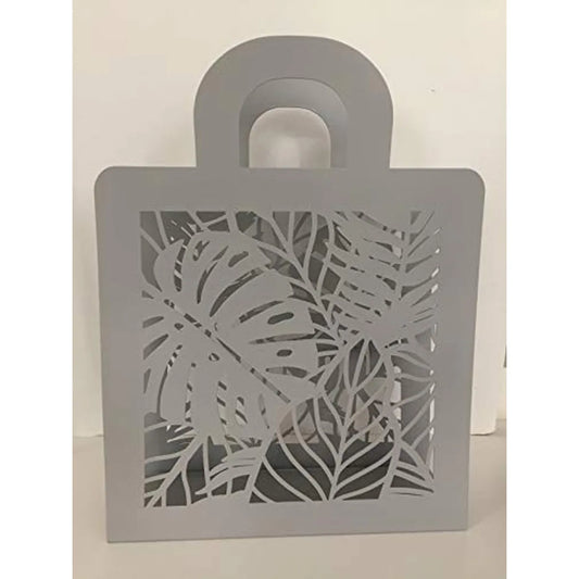 Mascagni Portariviste in metallo grigio chiaro - organizzatore riviste design italiano