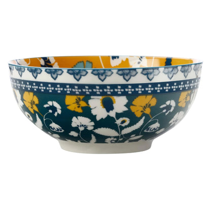Maxwell & Williams ciotola Rhapsody Teal 16cm porcellana decorata multicolore