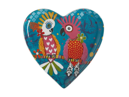Maxwell & Williams piatto da contorno Love porcellana con cuori colorati e creature fantastiche design Donna Sharam