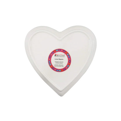 Maxwell & Williams piatto da contorno Love porcellana con cuori colorati e creature fantastiche design Donna Sharam