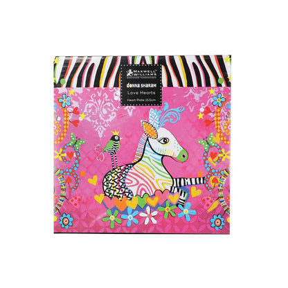 Maxwell & Williams piatto da contorno Love porcellana con cuori colorati e creature fantastiche design Donna Sharam