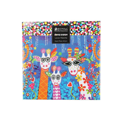 Maxwell & Williams piatto da contorno Love porcellana con cuori colorati e creature fantastiche design Donna Sharam