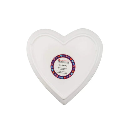 Maxwell & Williams piatto da contorno Love porcellana con cuori colorati e creature fantastiche design Donna Sharam
