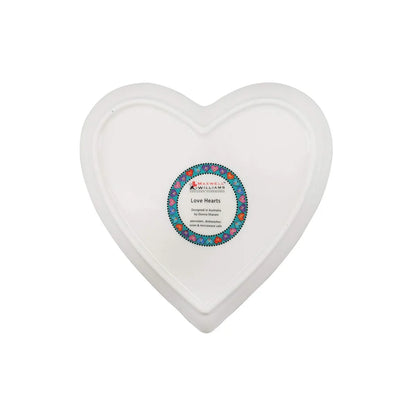 Maxwell & Williams piatto da contorno Love porcellana con cuori colorati e creature fantastiche design Donna Sharam