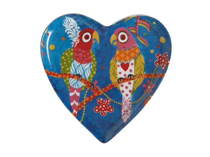 Maxwell & Williams piatto da contorno Love porcellana con cuori colorati e creature fantastiche design Donna Sharam