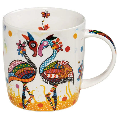 Maxwell & Williams tazza Betsy in porcellana con design Boobook colorato - Stilmobili