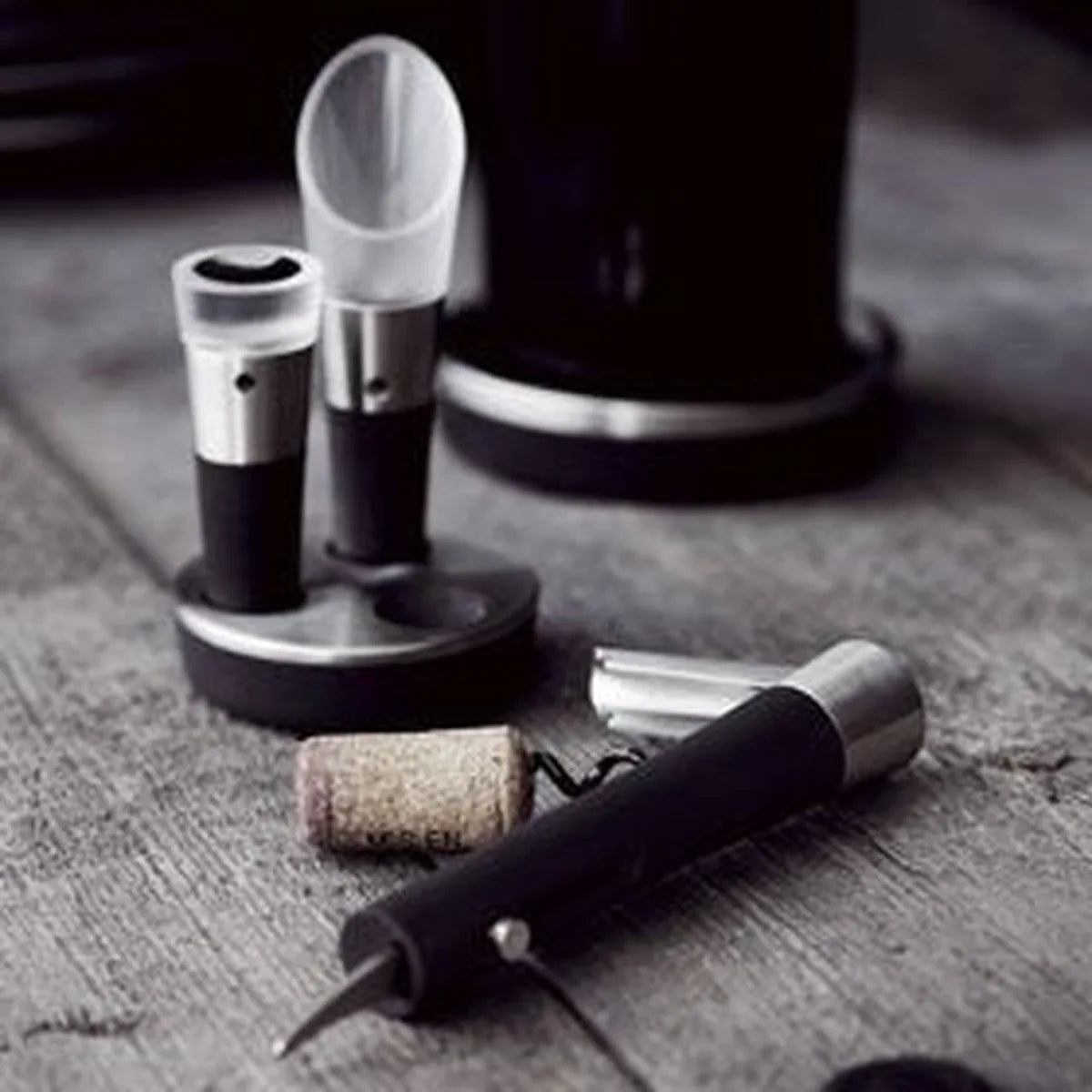 Menu set da vino 3 pezzi in vetro soffiato - design scandinavo