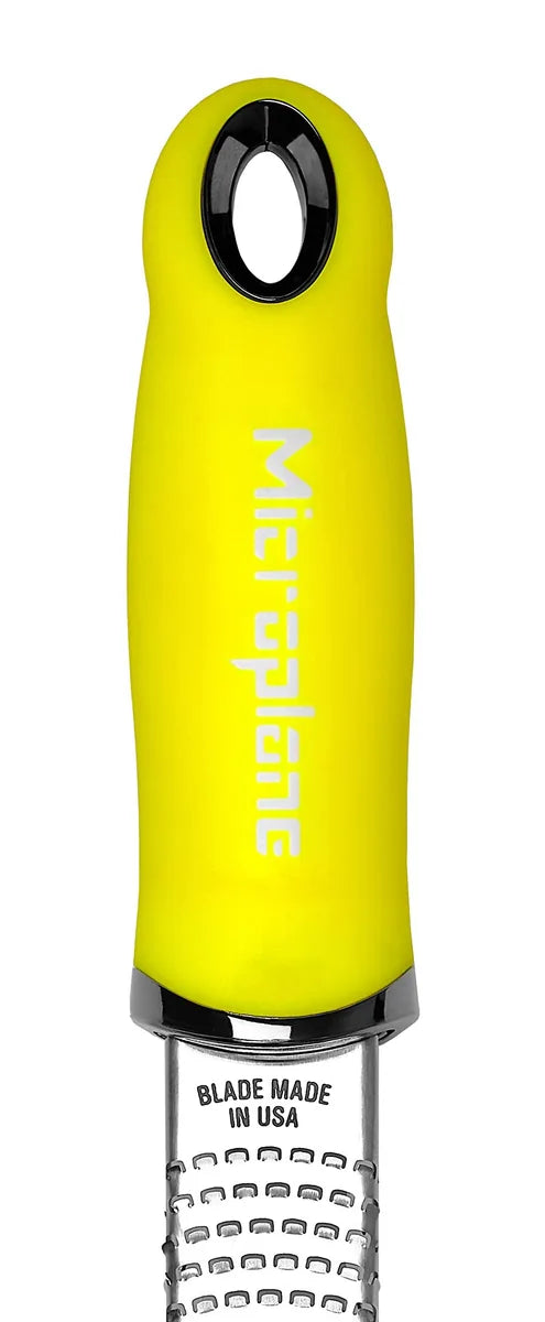 Microplane Zester grattugia in acciaio inossidabile con manico ergonomico e cover protettiva