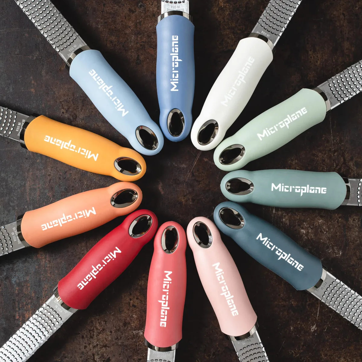 Microplane Zester grattugia acciaio inossidabile con manico ergonomico e cover protettiva