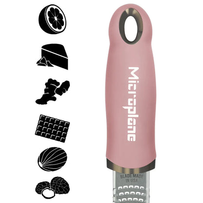 Microplane Zester grattugia acciaio inossidabile con manico ergonomico e cover protettiva