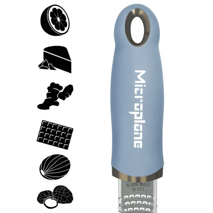 Microplane Zester grattugia acciaio inossidabile con manico ergonomico e cover protettiva