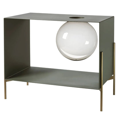 Arti & Mestieri Mobile Soggiorno Globe Grande ferro design moderno base oro e nera