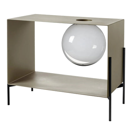 Arti & Mestieri Mobile Soggiorno Globe Grande ferro design moderno base oro e nera