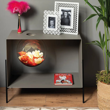 Arti & Mestieri Mobile Soggiorno Globe Grande ferro design moderno base oro e nera