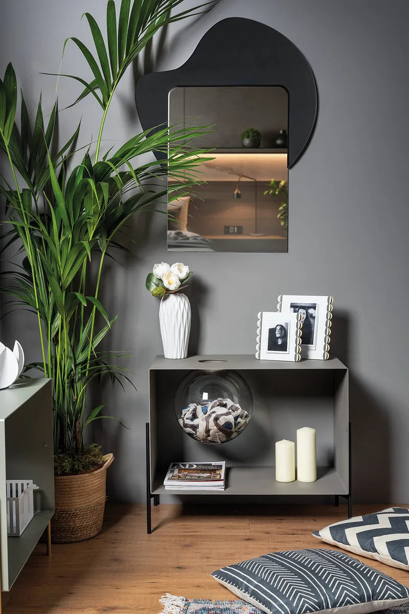 Arti & Mestieri Mobile Soggiorno Globe Grande ferro design moderno base oro e nera