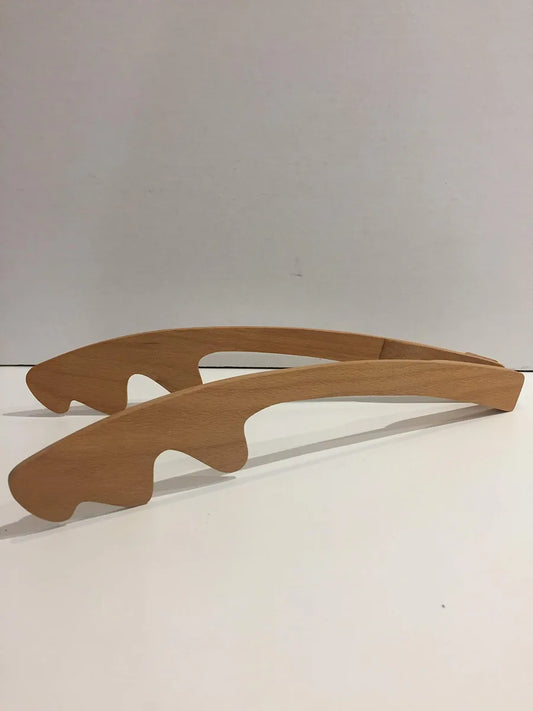 Legnomagia Pinza Insalata in Legno Foglia - utensile da tavola in legno naturale
