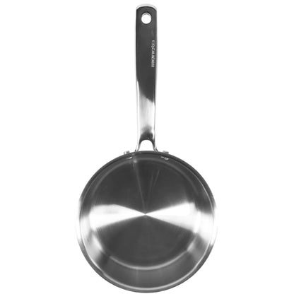 Moneta Accordo Inox casseruola 20cm acciaio inox spazzolato con manico design esclusivo
