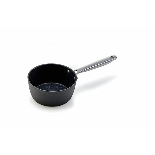 Moneta Armonia casseruola 16cm rivestimento antiaderente effetto pietra nero