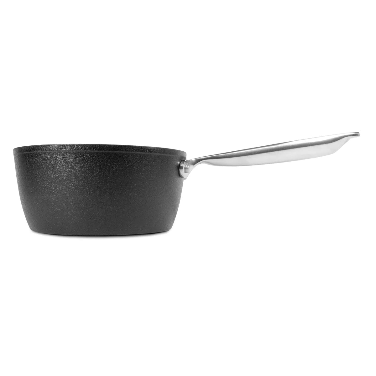 Moneta Armonia casseruola 16cm rivestimento antiaderente effetto pietra nero