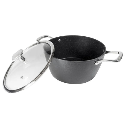 Moneta Bollilatte Accordo acciaio inox con finitura icecoating nero satinato