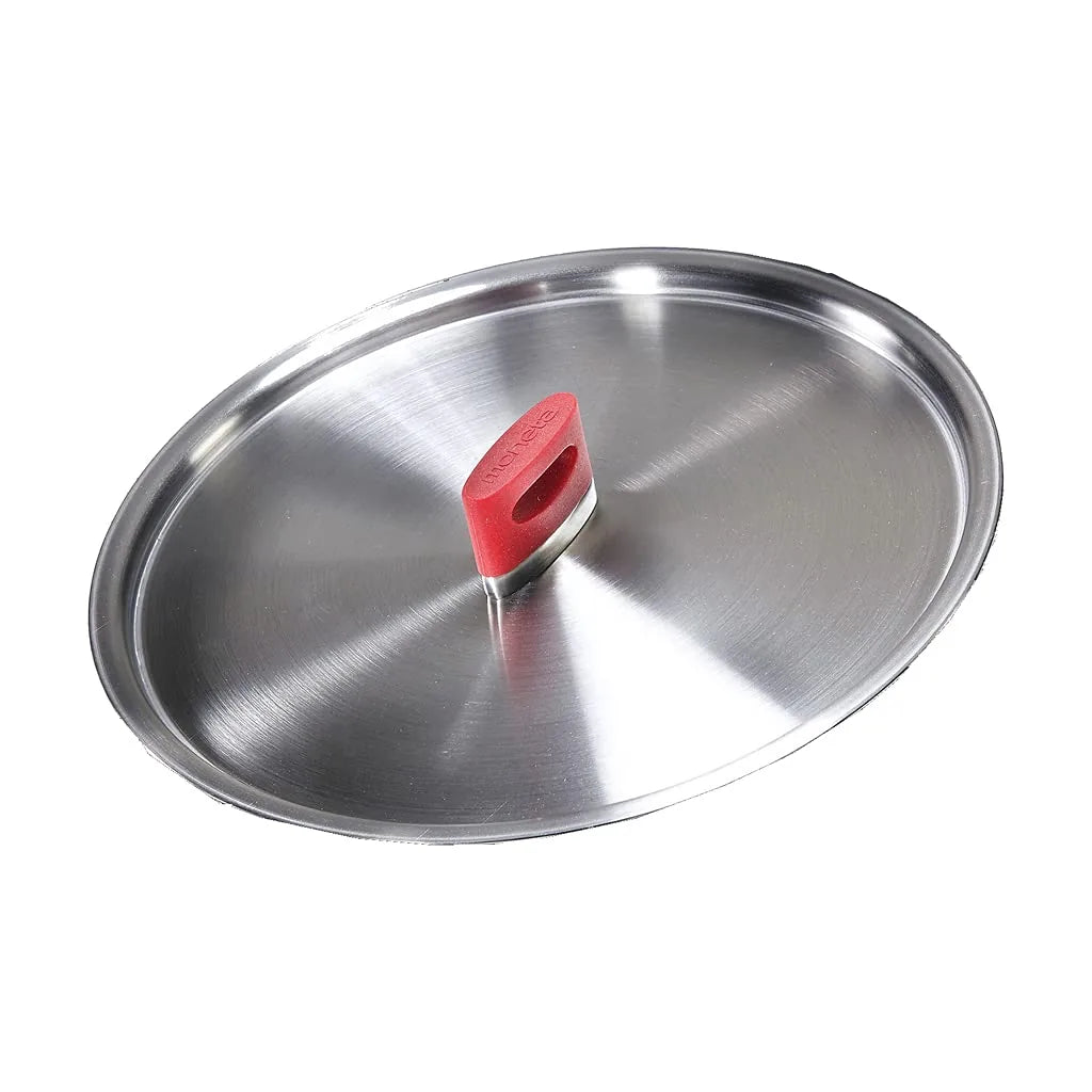 Moneta Casseruola con Coperchio 24cm alluminio forgiato rivestimento FINEGRES naturale