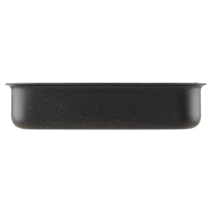 Moneta Lasagnera Etnea alluminio con rivestimento Hardoise effetto pietra 35x25 cm