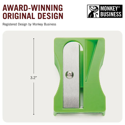 Monkey Business Pelaverdure Verde - Plastica e acciaio inossidabile
