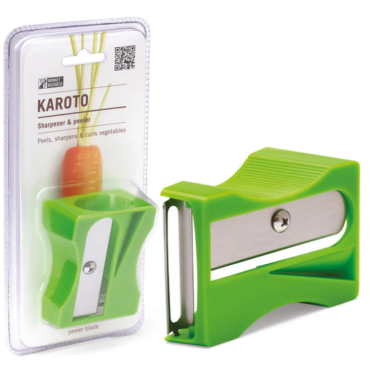 Monkey Business Pelaverdure Verde - Plastica e acciaio inossidabile