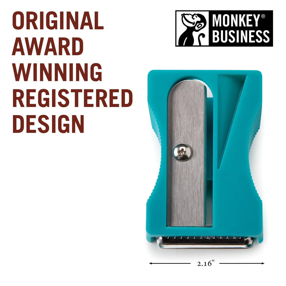 Monkey Business Lama Julienne Turchese - utensile da cucina per verdure a spirale