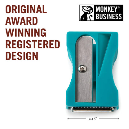 Monkey Business Lama Julienne Turchese - utensile da cucina per verdure a spirale