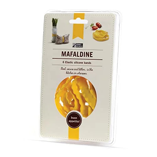 Monkey Business elastici Mafaldine in silicone gialli set da 6 pezzi