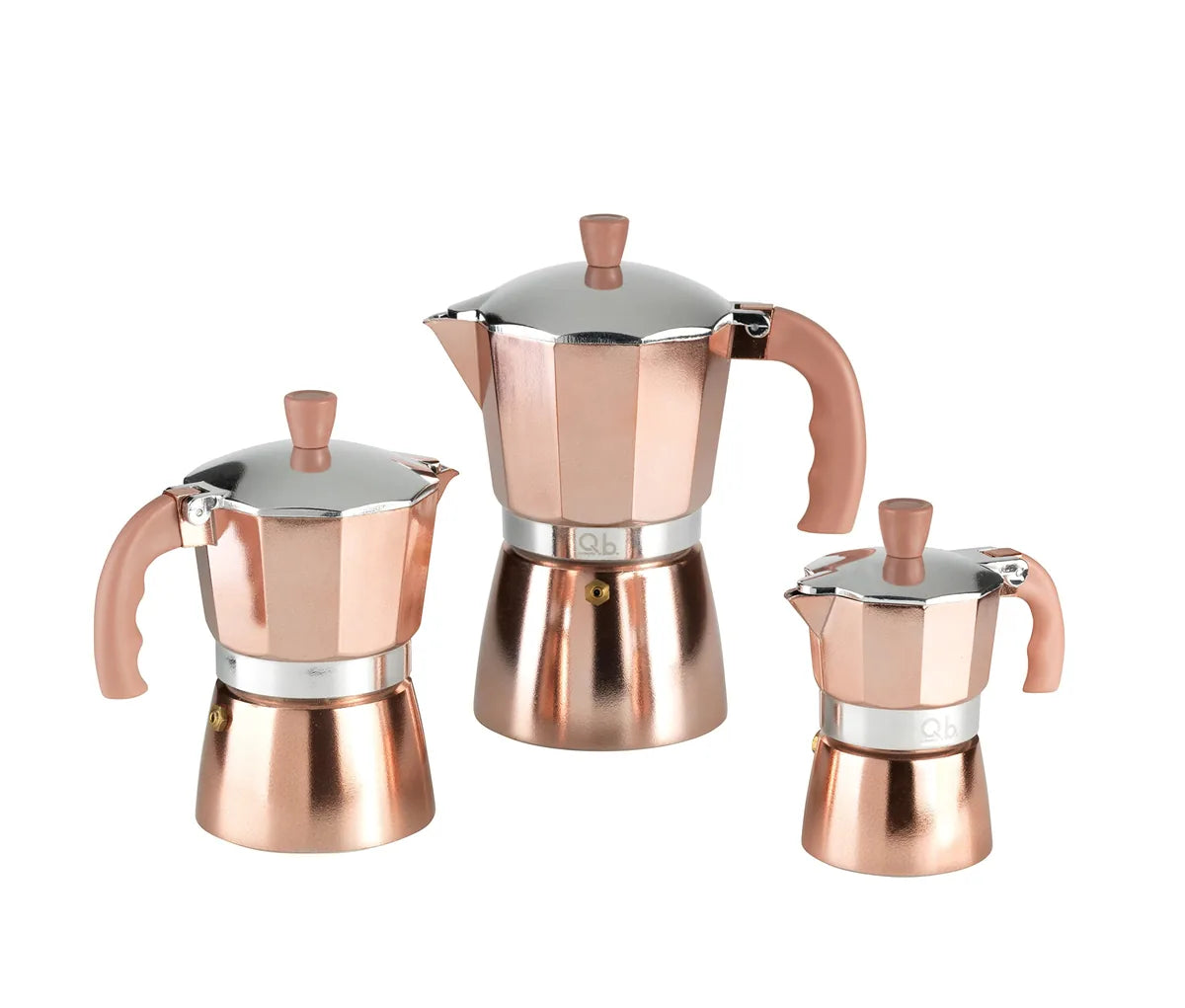 Mopita Caffettiera 1 tazza alluminio gold Fluo - design italiano